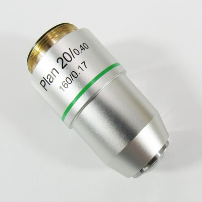 New Microscope Objective Lens 20X / 0.4 Plan Achromatic DIN