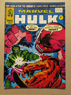 The Mighty World of Marvel #213 October 27th 1976, Marvel UK Comic 