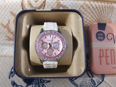FOSSIL STELLA WHITE FACE CRYSTAL BEZEL STONES Fossil | Accessories | Fossil Stella White Face Crystal  main image 4