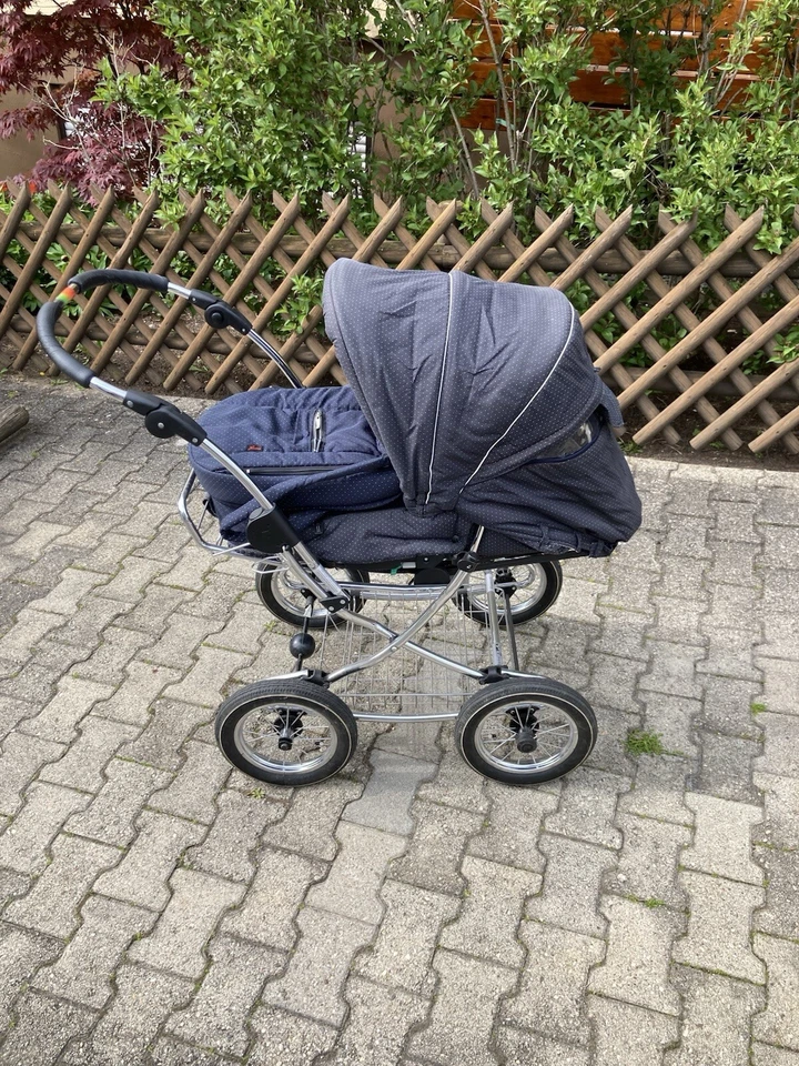 Teutonia Kinderwagen gebraucht, wie Neu mit Luftreifen - Bild 4 von 4