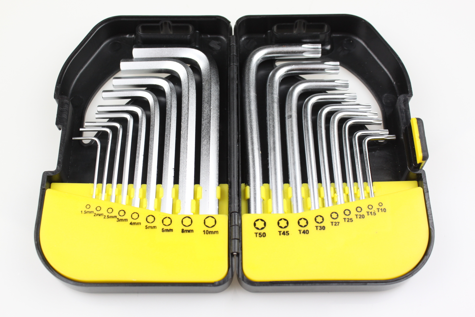 Torx & Innensechskantschlüssel Satz 18tl Set Imbusschlüssel lang Schraubendreher