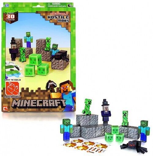 Minecraft Steve Papercraft Single Piece Jazwares - ToyWiz