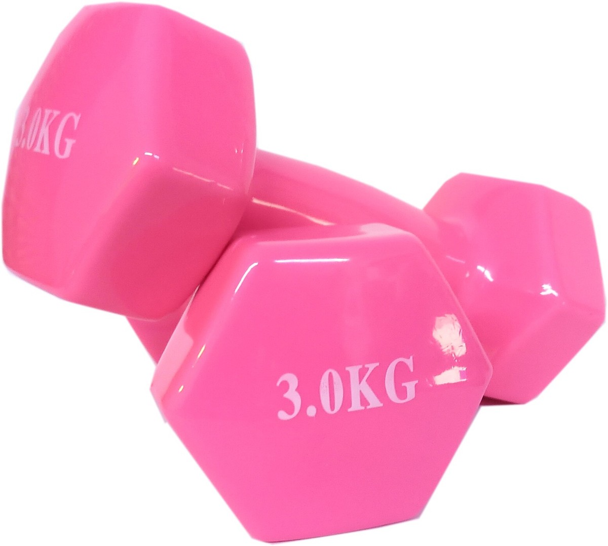 Dumbbells Vinyl Hand Weights Iron Rubber Home Gym Aerobic Exercise