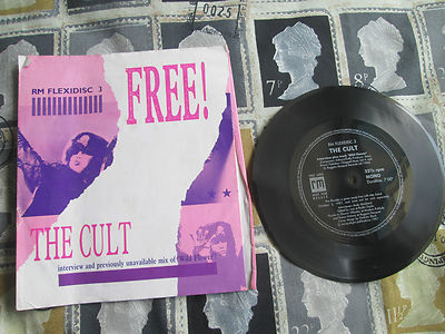 The Cult    Interview / Wild Flower Record Mirror    RM 7'' Vinyl Flexi Disc