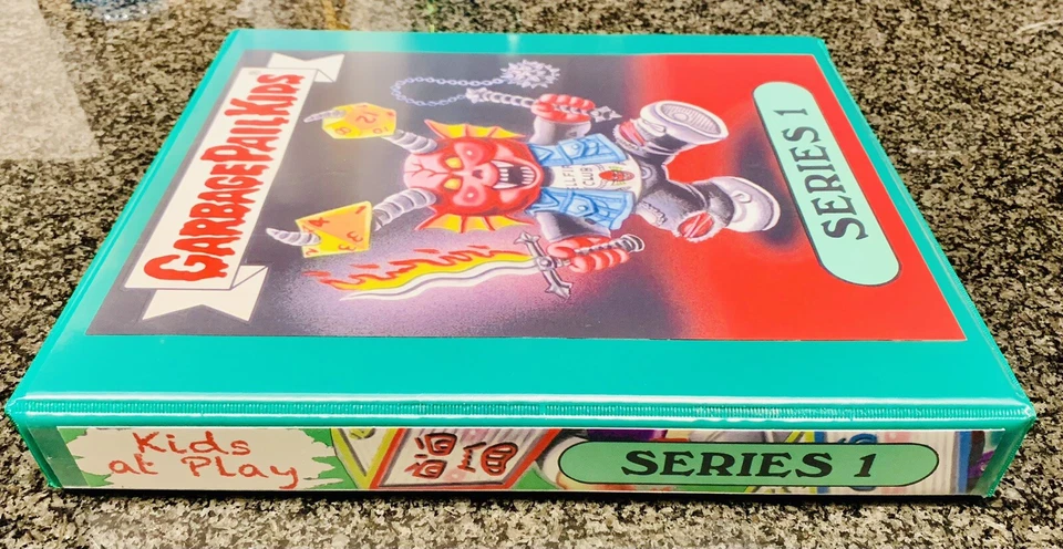 GARBAGE PAIL KIDS AT PLAY 1 INCH STURDY 3 RING CARD STORAGE BINDER - Image 3 of 3
