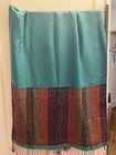 Jacquard Pashmina Multicolored Circle Pattern Wrap Shawl Women Scarf  — photo 2