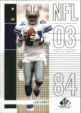 2003 SP Game Used Edition Football Card Pick