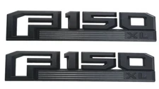 2pack OEM F150 XL Emblems fits Badges F-150 XL Black OEM New