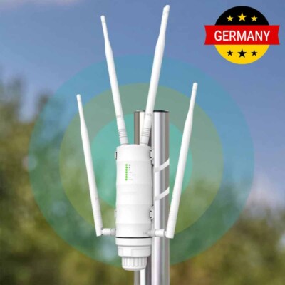 Wavlink AC1200 Outdoor WLAN Repeater Extender Dualband WiFi Long Range Access Po