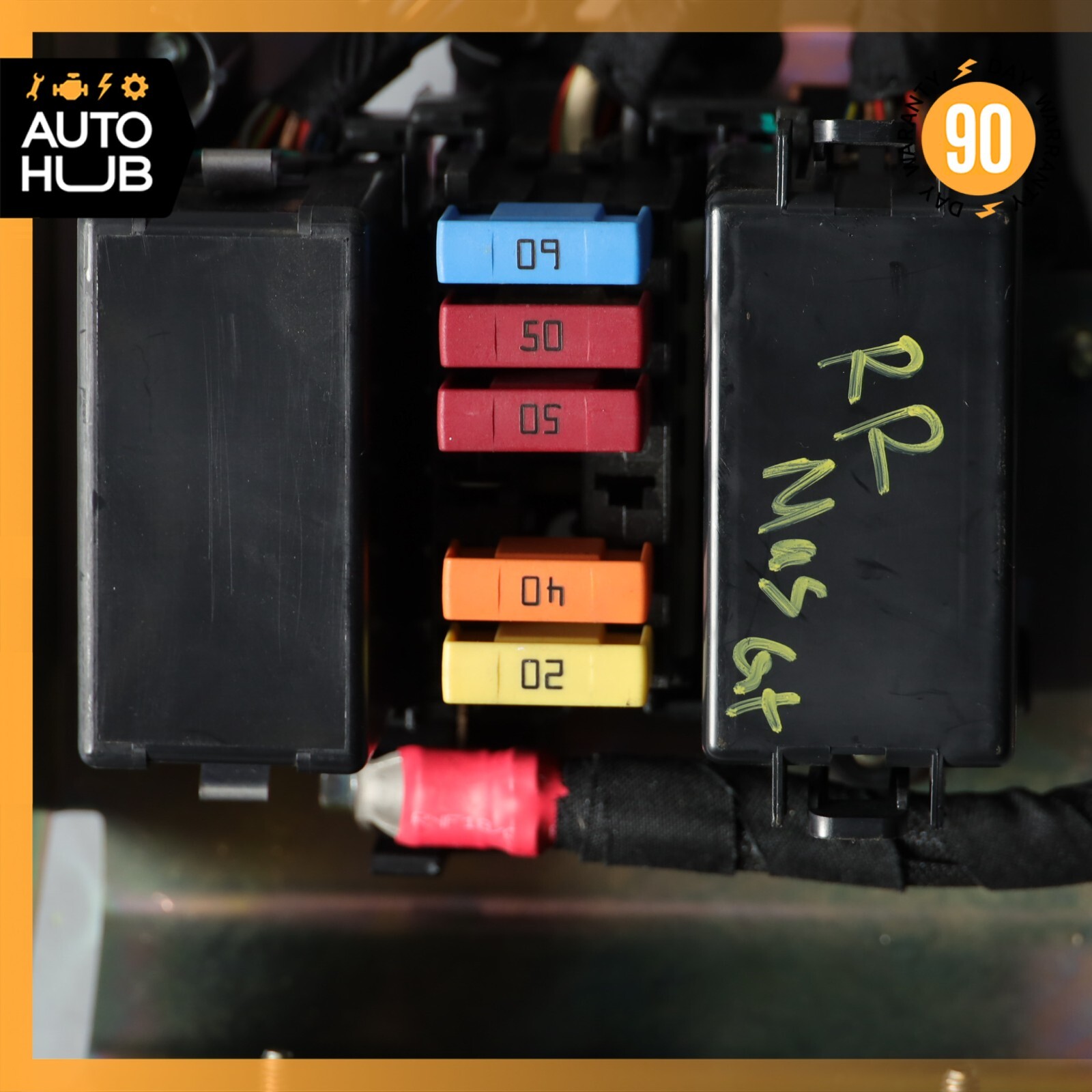 08-09 Maserati GranTurismo M145 4.2L Rear Trunk Fuse Box Wiring Harness OEM