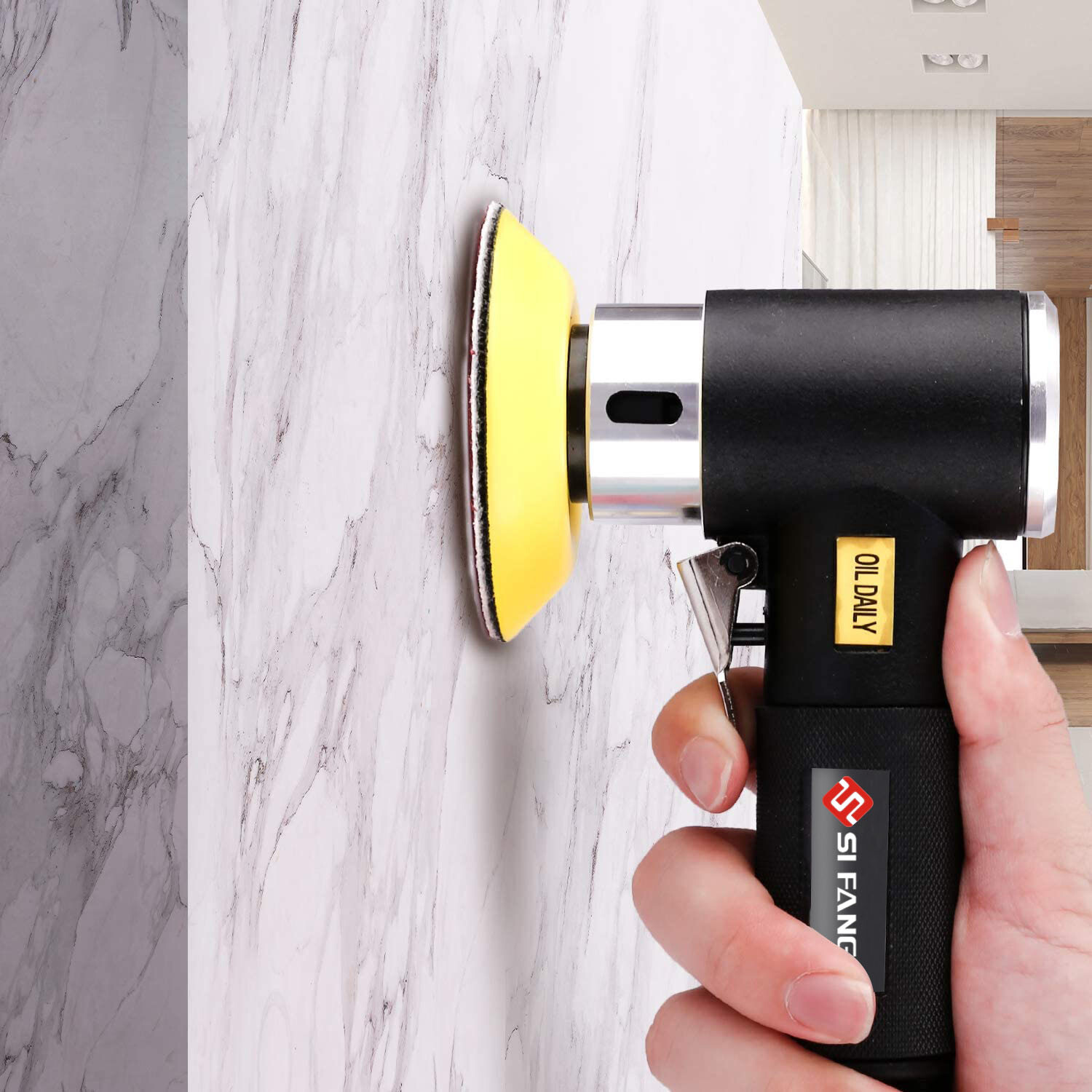 48PC 1'' 2" 3" Mini Random Orbital Air Sander Car Polisher for Auto Body Work eBay