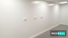ROCKWALL 8 x 4 solid PVC Hygienic Cladding Plastic wall sheets in white 