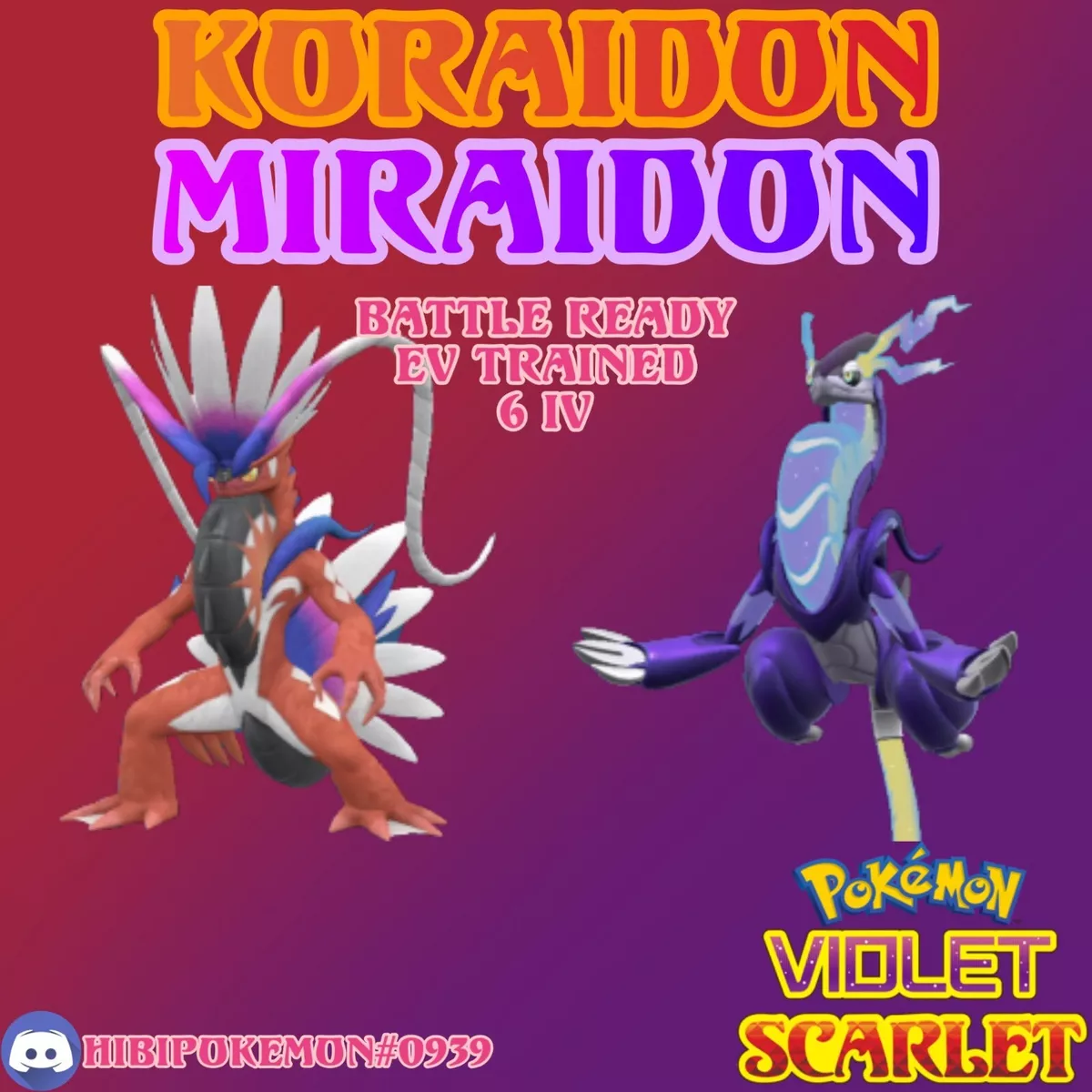 Koraidon & Miraidon Bundle Battle Ready, Pokemon Scarlet and Violet