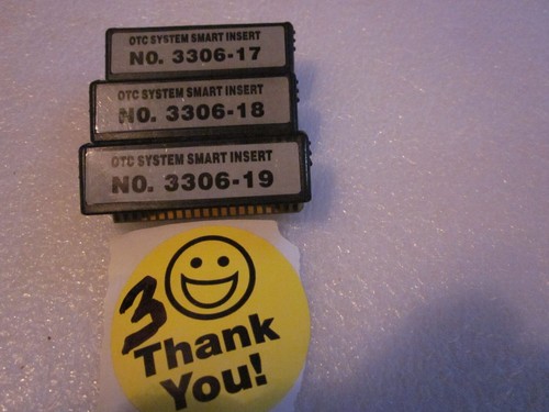 OTC 3306-17  OTC 3306-18  OTC 3306-19  Smart Insert Genisys  LOT  3