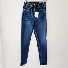 Zara Skinny Leg High Rise Strech Ankle Length Jeans Size 2