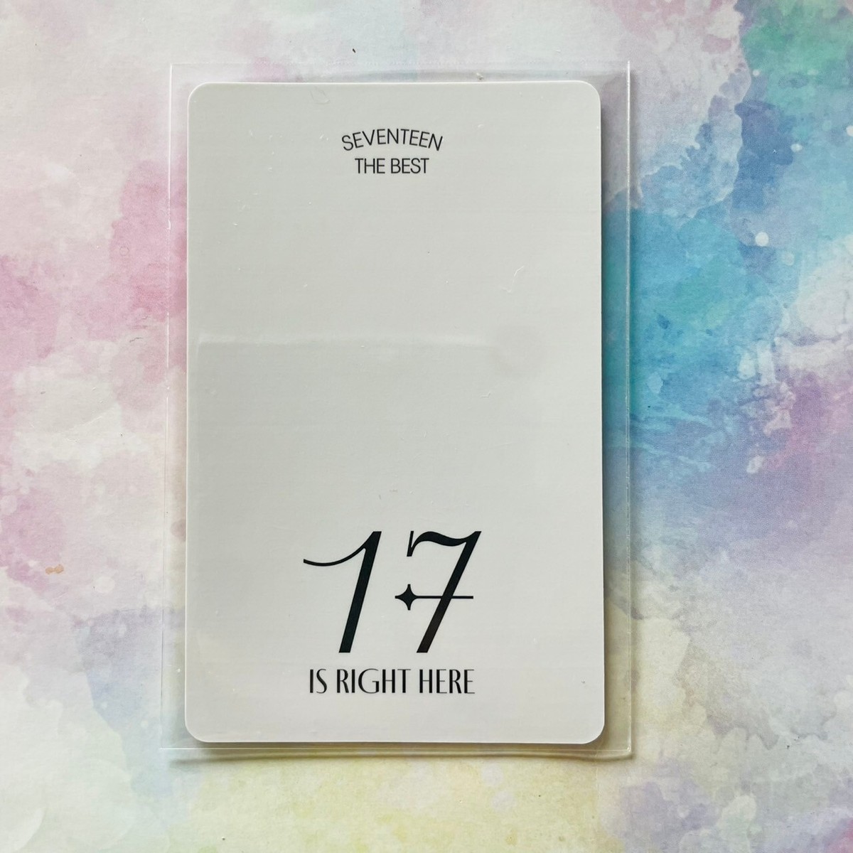 SEVENTEEN ジョンハン 直筆サイン 17 is right here SEVENTEEN ジョンハン 直筆サイン 17 is right here - メルカリ