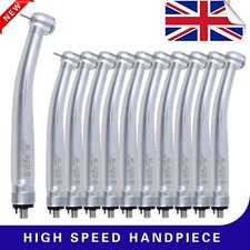 1-10*Dental Fast High Speed Handpiece Torque Head 4Holes fit NSK Push Button UK