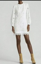 Polo Ralph Lauren White  cotton eyelet Short dress  NWT $398 4