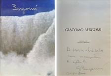 Giacomo Bergomi presentazione di Giorgio Sbaraini 1999 con dedica autografa