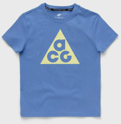 Nike ACG Kurzarm Baumwolle blau Nike T-Shirt Oberteil Alter 10-14 Junior ACG (BOX D)