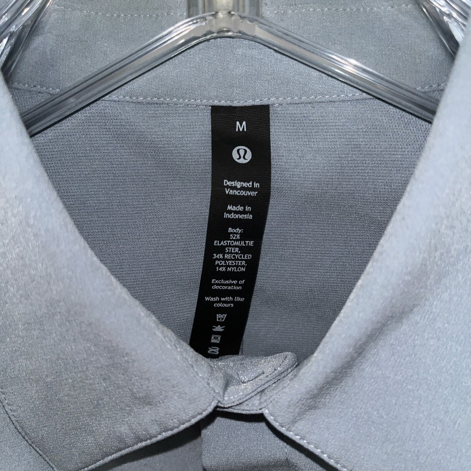 Lululemon Mens Button Down Shirt (size Medium) eBay