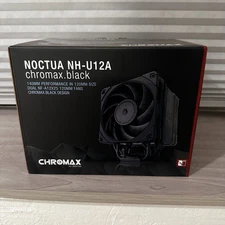Noctua NH-U12A chromax.Black, NEW IN BOX