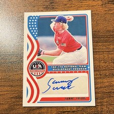 Panini 2025 Stars & Stripes Sammy Swank Rookie Auto Hard Signed Insert NTS-SS