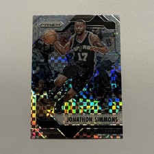 Jonathon Simmons 2016-17 Panini Prizm Prizms Starburst Refractor #239 Spurs