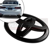 Matt Black OVERLAY Emblem for Camry Highlander Rav4 Corolla Yaris Badge Cover x1