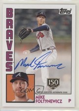 2019 Topps 1984 Baseball 150th Anniversary 63/150 Mike Foltynewicz Auto 1k5