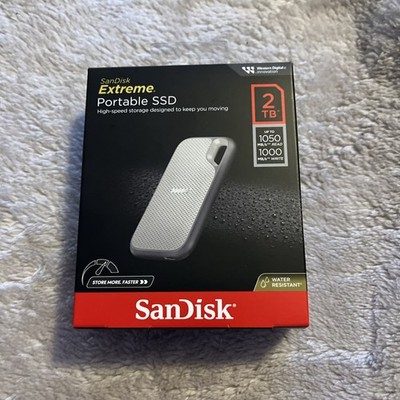 New SanDisk Extreme Portable 2TB USB-C SSD SDSSDE51-2T00-AW25