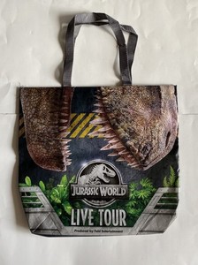 jurassic world live tour large tote bag