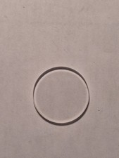 Optical Instrument Window 29mm Dia. X 3mm NSN 1240009306795, Clear Glass, NOS.