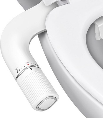 BIGCOW Ultra-Slim Bidet Attachment Cold Water Dual Nozzle