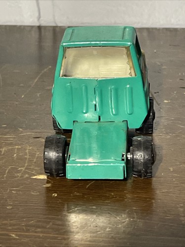 VINTAGE TUF-LINE 4” GREEN TOY TRUCK JAPAN EXCELLENT CONDITION RARE - Picture 2 of 12
