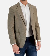 Nautica Men's Brown Modern-Fit Active Stretch Woven Solid Sport Coat Size 42S