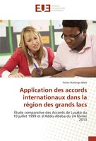 Application Des Accords Internationaux Dans La RéGion Des Grands Lacs Fiston Iko