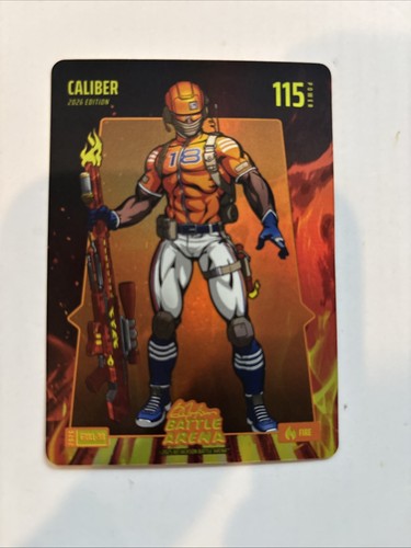 2026 Bo Jackson Battle Arena Caliber Grillin Fire Battlefoil Caleb Williams SP