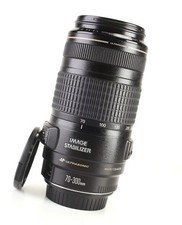 Canon EF 70-300mm Image Stabilizer IS USM F4-5.6 Zoom Lens EOS DSLR F&R Caps