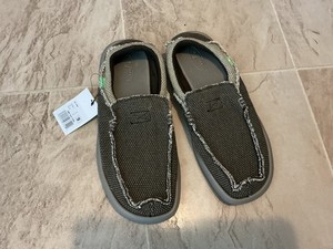 Sanuk‎ Chiba Quest Slip On Shoes Mens Size 13 Green Canvas Casual Loafers NWT Sanuk Chiba Men main image 4