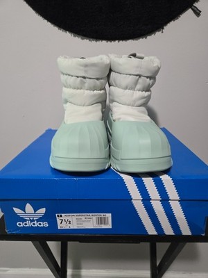 adidas gazelle silver green womens Moon Boot Kids Icon Low Nylon Snow Boots in Purple main image 1