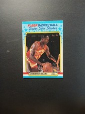 1988 Fleer Dominique Wilkins Sticker #11 Atlanta Hawks