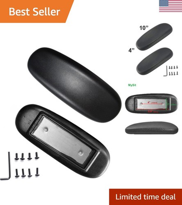 #ad Office Chair Armrest Replacement Arm Pads Univeral 4quot; Mounting Hole Set of 2 ... $35.99