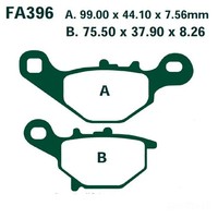 Bremsbelag EBC SFA396 Vorne FüR Suzuki UC 125 U Epicuro 80 Km H Bj. 1999-2000