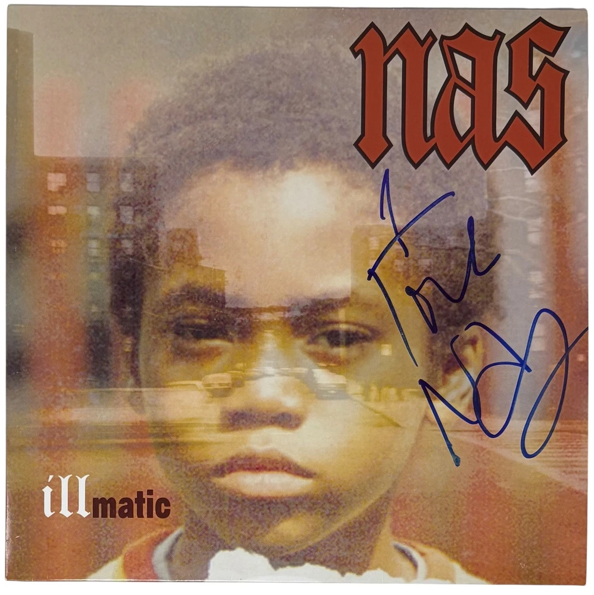 Nas Illmatic In Original Autographed Rap & Hip Hop Memorabilia for