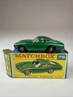 Lesney Matchbox Series No 75 Green Ferrari Berlinetta F Box