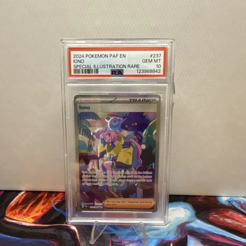 The Pokémon Company Iono 237/091 SV: Paldean Fates SIR Holo PSA 10 EN