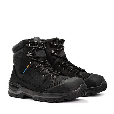 Bonanza Genuine Leather RAPTOR PRO Waterproof Toe Guard Soft Toe Work Boot-Black