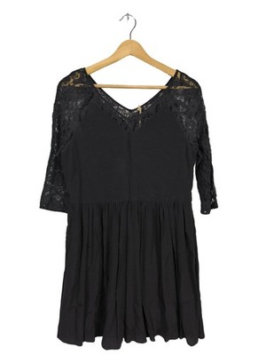 PEPE JEANS Cocktailkleid Damen Kleid Gr. DE 38 schwarz Casual-Look