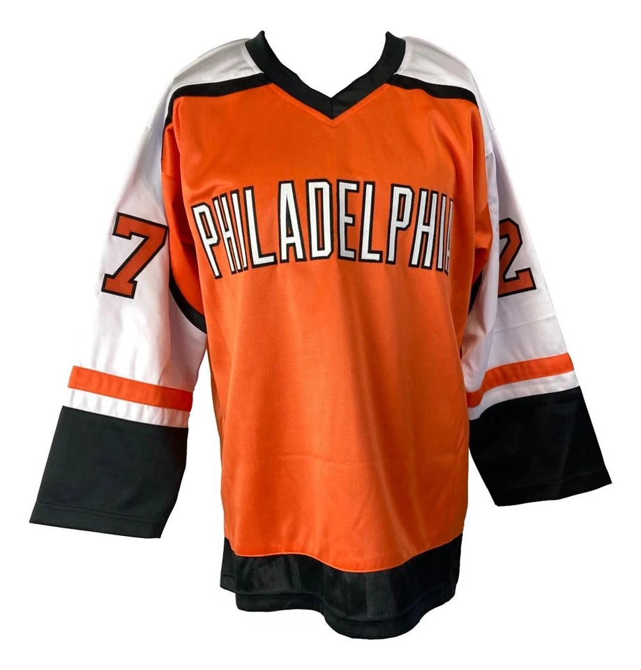 Ron Hextall Philadelphia Signed Orange Hockey Jersey BAS - Image 3 of 3